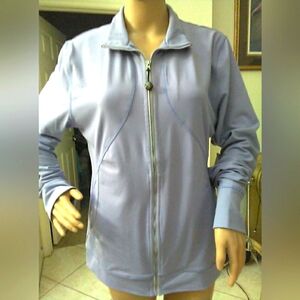 BNWT SHAPE ACTIVE WEAR Elegant Lavender ATHLETIC Jacket SZ.LG BEAUTIFUL STYLISH